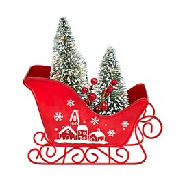 Mini Elk Sled Decoration Christmas Decorations Sleigh Car