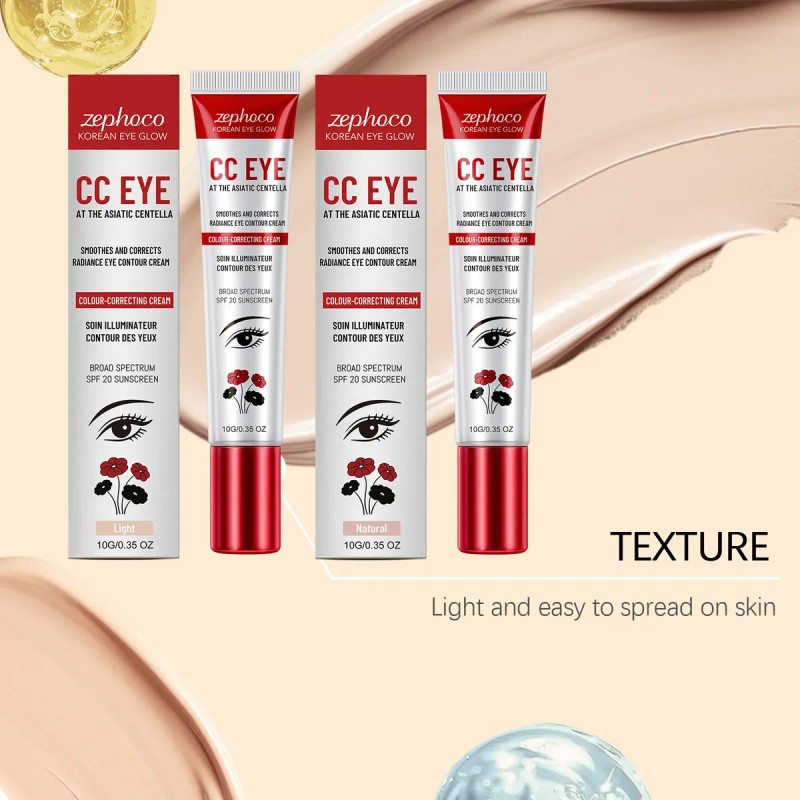 Cc Cream Para Ojos 10g, Hidratante, Suaviza Imperfecciones