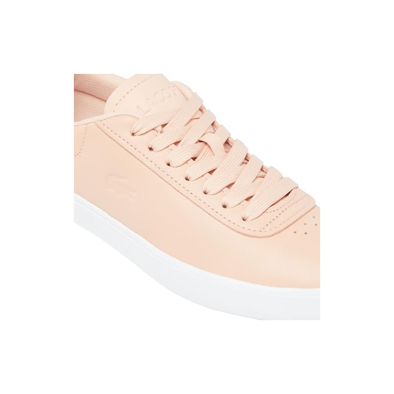 Lacoste Tenis Sneakers Baseshot EVO para Mujer, Rosado, 24.5 cm