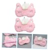 TOVINANNA 2Pcs Furry Eye Covers Plush Sleep Masks for Comfortable