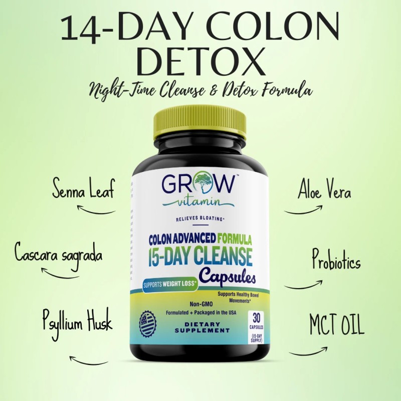 15-Day Gut Cleanse - Safe 15-Day Cleanse - Gut and