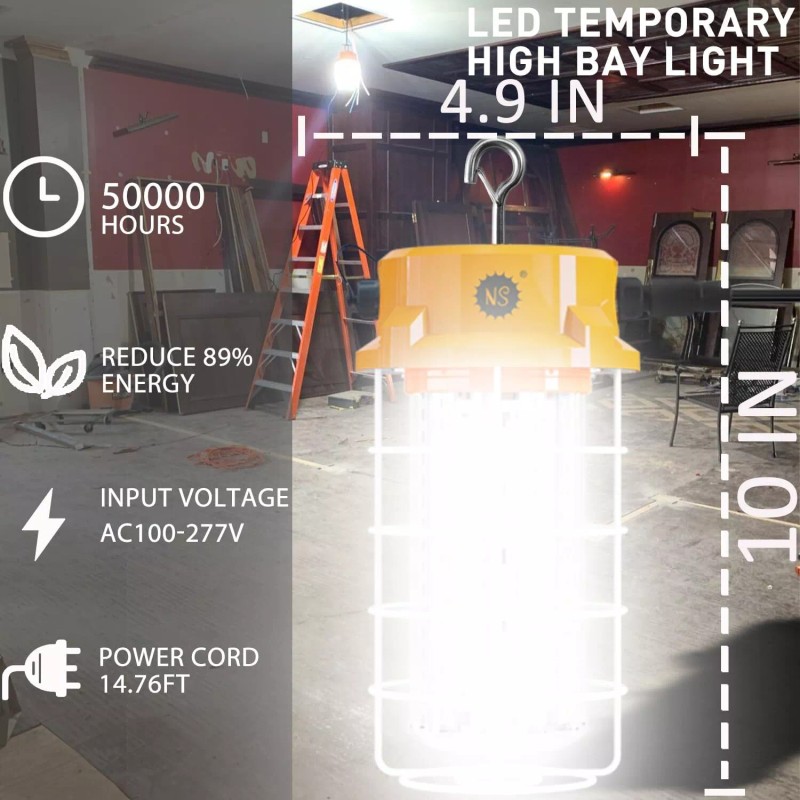NS 100W LED Temporary Work Light 15000Lm 5000K IP65 with