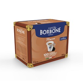 Caffè Borbone Black Blend Nespresso Compatible Espresso Coffee Pods, 100 Count Espresso Pods