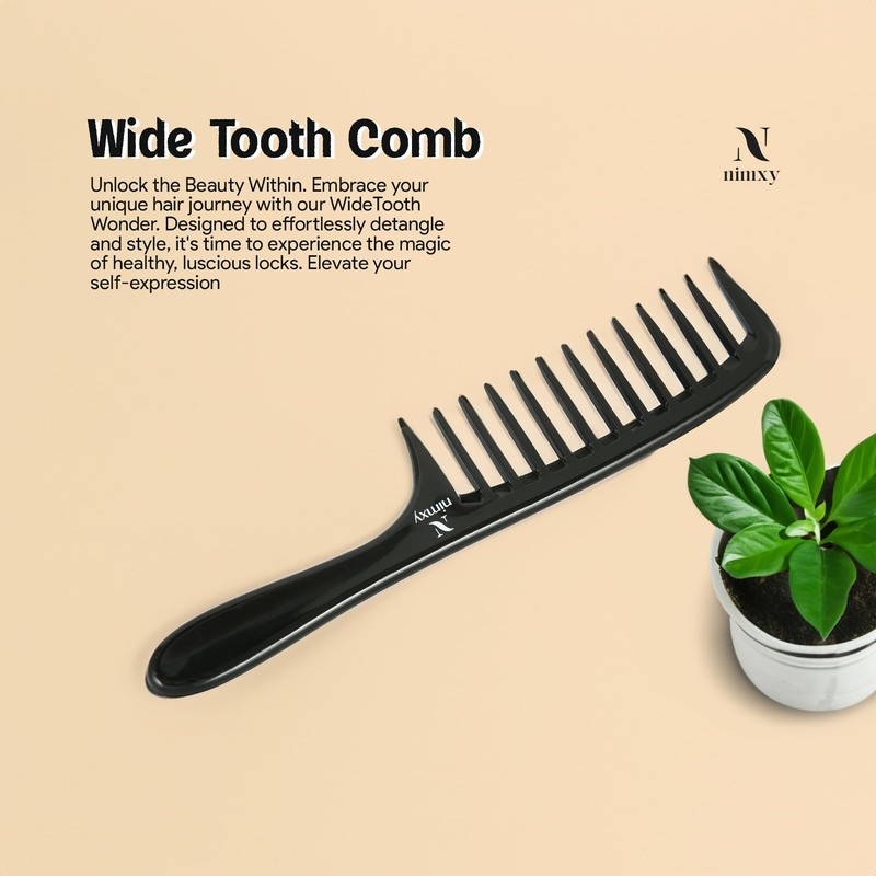 Nimxy Black Pin Tail Comb 1 Pc - Parting Rat
