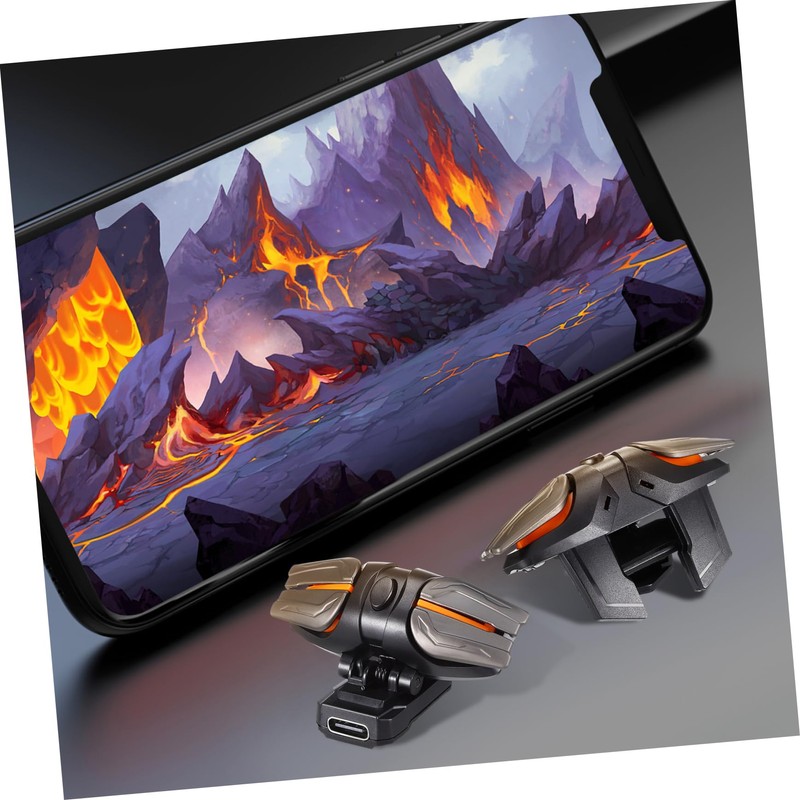 COHEALI 1 Set Mobile Game Controller with Game Triggers and