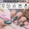 3 in 1 Nail Magnet Tool Cat Eye 3D Nails