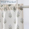 Small Curtains for Windows,Sheer Floral Farmhouse Linen Cafe Curtains 20