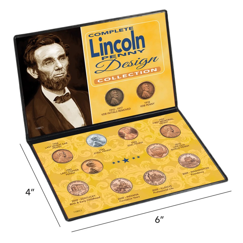 Complete Lincoln Penny Design Collection by American Coin Treasures