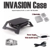 C4Labs INVASION for Raspberry Pi 3B+, Power Cord, Heatsinks, &