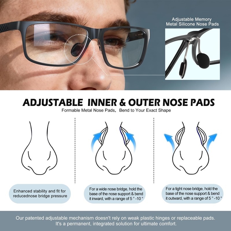 ANYLUV Blue Light Blocking Glasses Men Computer Gaming Glasses Lightweight