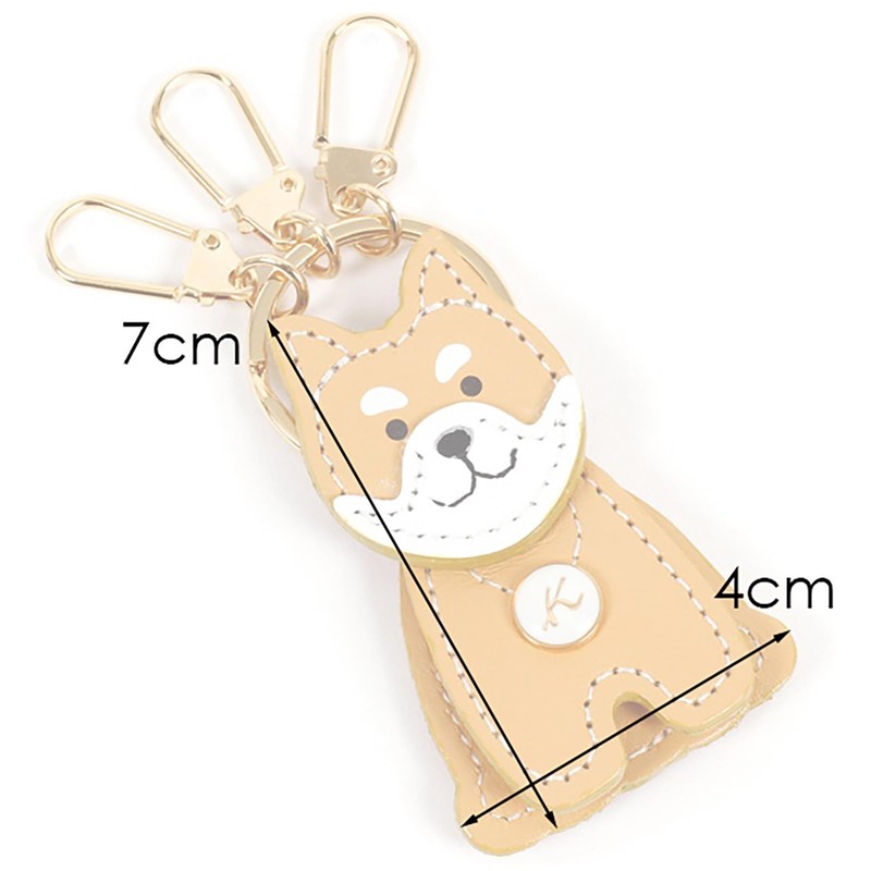 Kitamura NH0861 Women's Shiba Inu Key Chain, Can Stand or