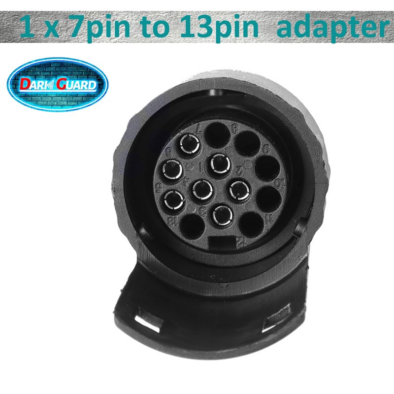 DARKGUARD Micro Adaptor from Plug 7-Pin to Socket 13-Pin 12