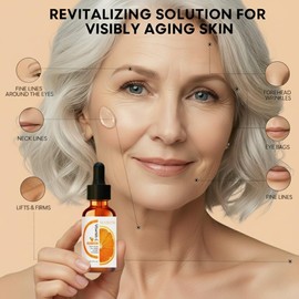 Elite Glow: Best Vitamin C Serum for Face with Vitamin E, Retinol & Hyaluronic Acid - Anti Aging Serum Erase Fine Lines, Dark Spots while Hydrate & Brighten All Skin Types of Men & Women | 1Fl Oz