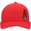 Hooey Oil Gear HOG Red White SnapBack Mesh Trucker Hat