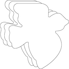 SHAPES ETC. 31 Pcs Peace Dove Small Single Color Creative Cut-Outs, White, 3in Sunday School Vacation Bible School Crafts Religious Craft Projects Easter Decorations Kids VBS Craft Projects USA Made