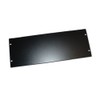 deetech RB04-4HE Rack Panel U-Shape 19" (483mm) Edged Steel Black