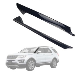 2011-2019 Explorer Windshield Outer Trim Pillar Molding Right+Left Set Replacement for Ford Explorer Replaces 926-450 926-451, BB5Z-7803145-AA BB5Z-7803137-AB BB5Z7803136AA BB5Z7803136AB BB5Z7803136BA