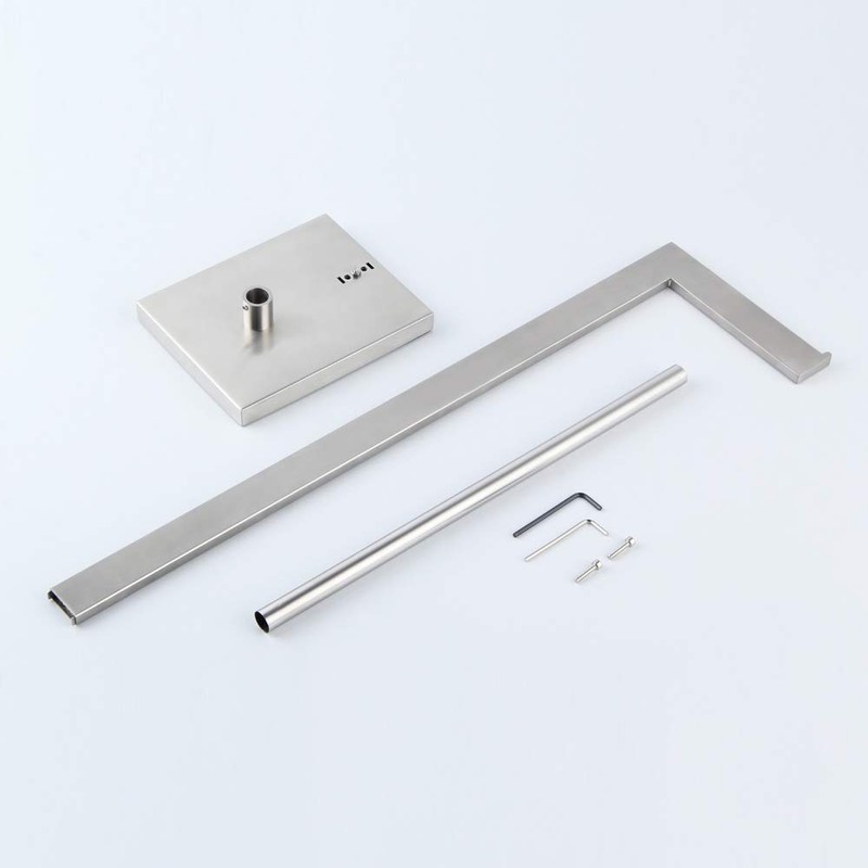 GERZWY Toilet Paper Holder Free Standing with Reserve, SUS 304