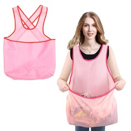Portable Laundry Drying Apron, Portable Dry Apron, Sleeveless Apron, Garden Apron with Large Pocket, Laundry Apron, for Portable Organiser for Drying Clothes