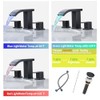 Bathroom faucets 3 Hole Widespread Modern Bathroom Sink Faucet 8