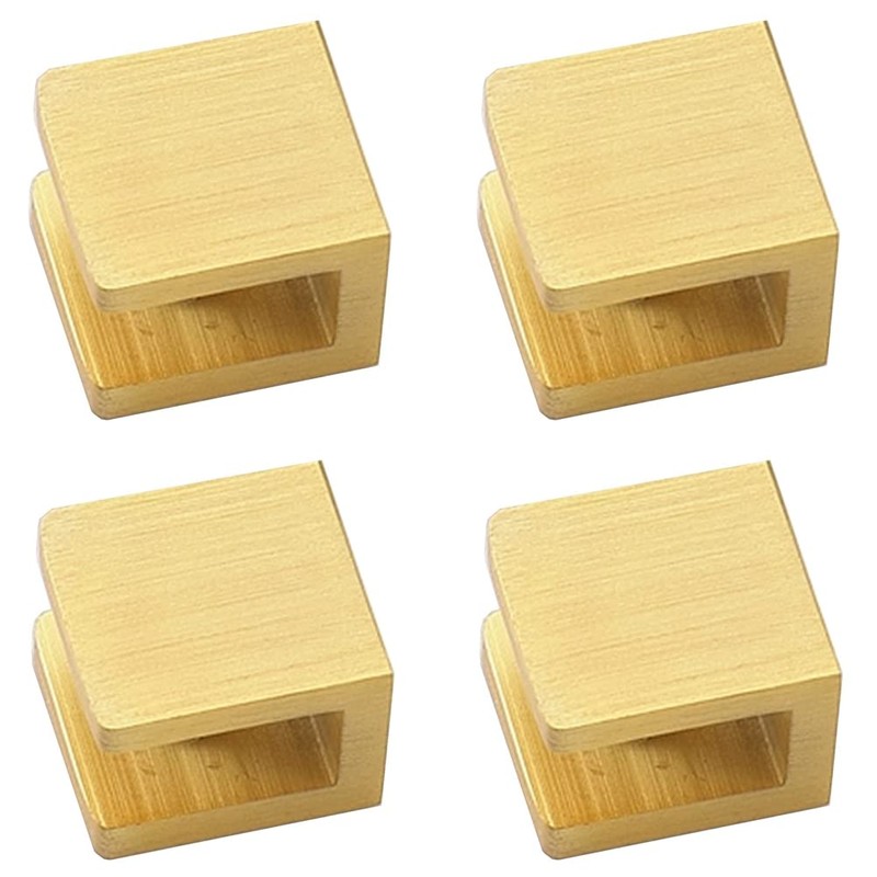 Glass Shelf Clamp, No-drill-on-glass Fixed Panel Shower Door Clip Holder