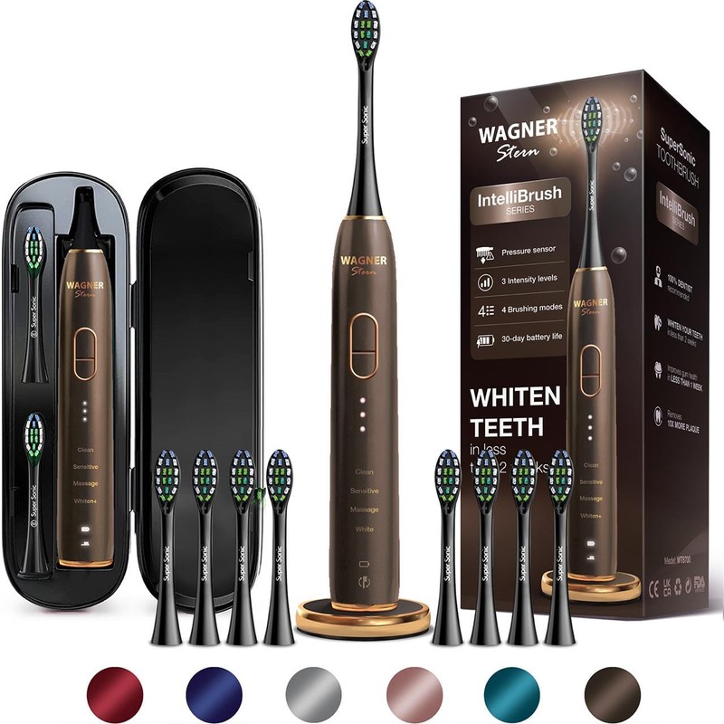 Cepillo de dientes eléctrico blanqueador Wagner Stern IntelliBrush Series con