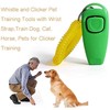 Dog Training Clicker, BESUNTEK 2 in 1 Pet Training Whistle