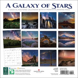Galaxy of Stars Wall 2025 Calendar.