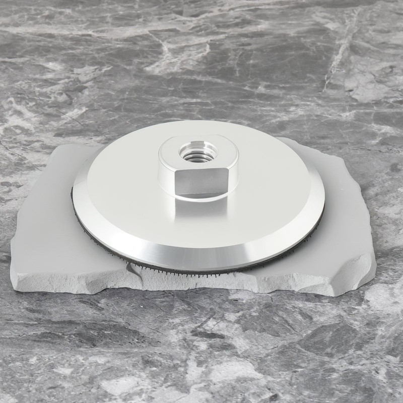 YINETTECH 1Pc 4 Inch Aluminum Backer Pad M14 Hook and