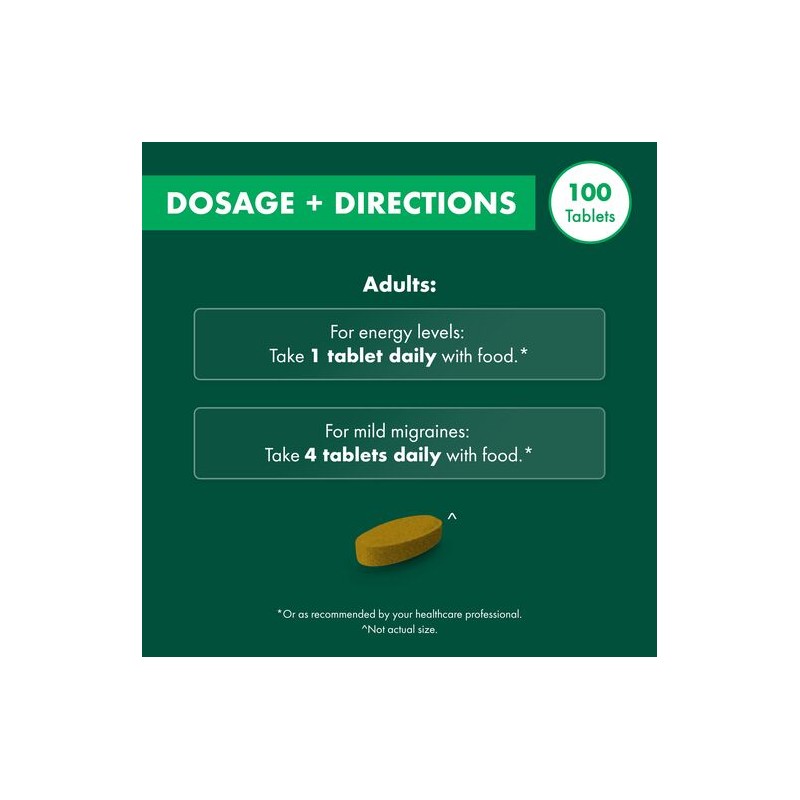 Nature's Own Vitamin B2 100Mg 100 Tablets