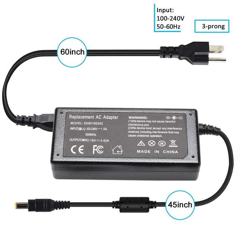 65W AC Adapter Charger for Acer Aspire E15 E1 ES1