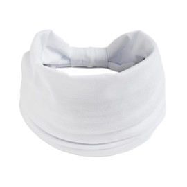 scicent Headbands for Women’s Hair Wide Head Band Boho Hair Bands for Girls Ladies Fashion Hairbands Knot Head Wraps, White - 3502