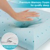 CushyOasis Memory Foam Pillows for Side, Back and Stomach Sleepers,