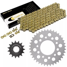 Caltric Drive Chain & Sprockets Kit fits Honda CB750 Nighthawk 750 1991 1992 1993-2003