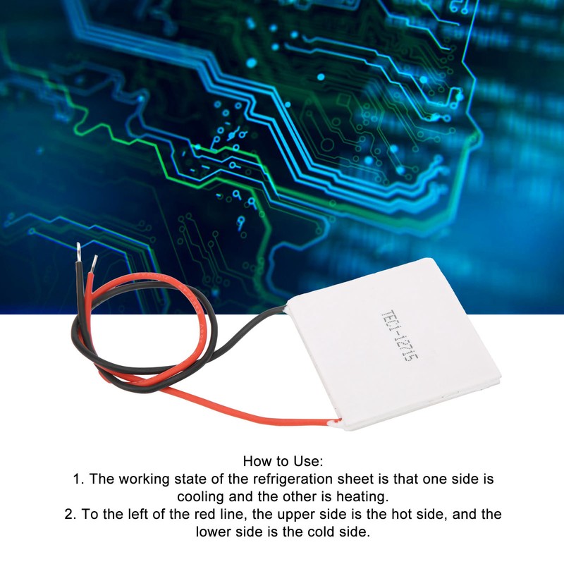 Thermoelectric Cooler Module Semiconductor Refrigeration Film TEC1‑12715 DC12V