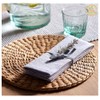 XXL Round Braided Seagrass Placemats Set of 4