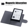 BOZHUORUI Case for 3.7" XTEINK X3,PU Leather Magnetic Cover,Rock Black
