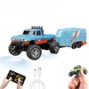 EXVQMU Mini RC Car, 1/64 Scale Mini Remote Control Monster