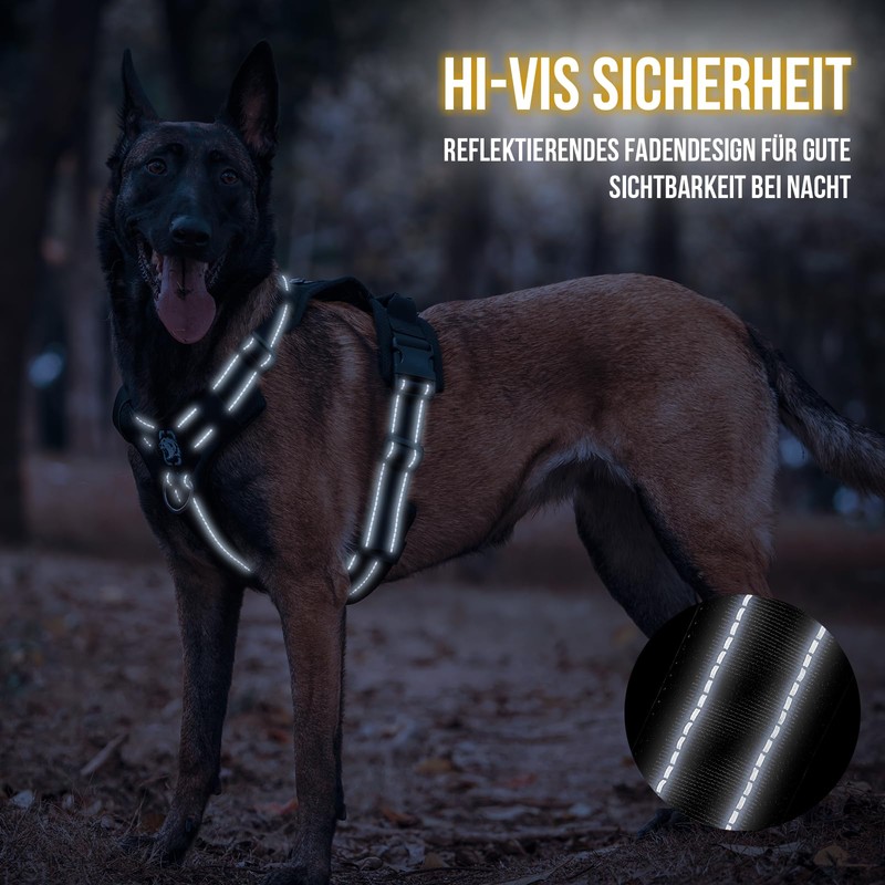 OneTigris Diesel Adjustable Tactical Harness, Soft Padded Chest Harness for