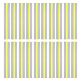 PATIKIL 20 Pcs Guide Reading Strips, Tracking Highlight Color Overlay Bookmarks for Teacher Reducing Visual Stress Yellow