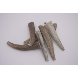 Mountain Dog Chews - Petite Whole Elk 6 Pack - Elk Antler Dog Chew - Grade A Premium - Organic - Made in USA - No Mess