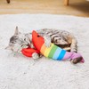 Petio Cat Toy Kigurumi Happy Rainbow Shrimp