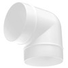 H&C VENT Pipe Elbow 90 Degrees - Exhaust Pipe, Ventilation