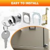 Lankstet Vertical File Cabinet Lock Kit Replacement for HON F24