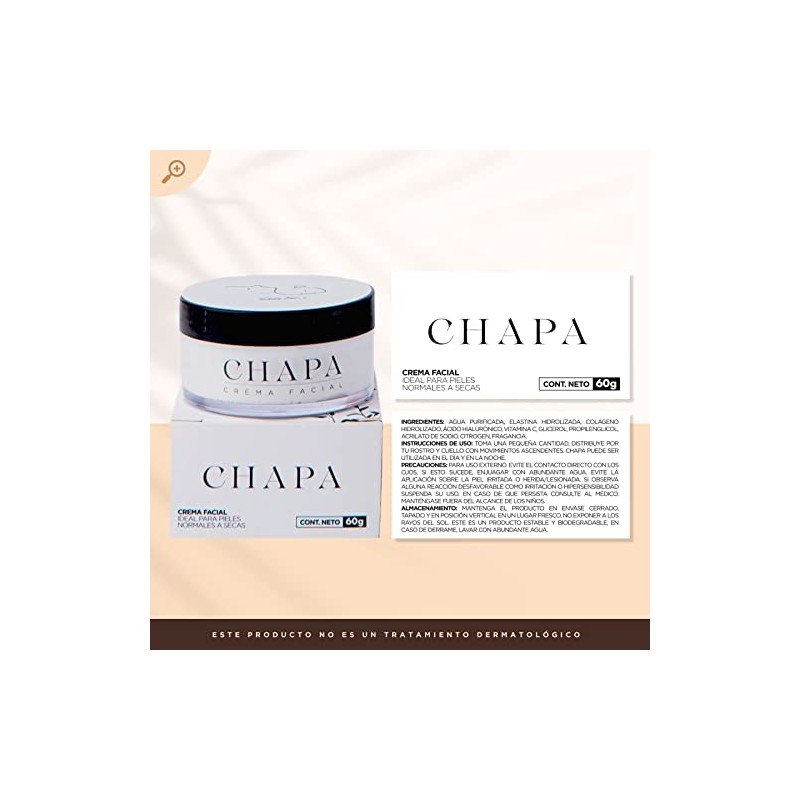 Skin Inc | Chapa Crema Facial Humectante Para Piel Normal