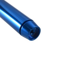 VMS RACING Anti-Theft Blue Billet Fat Bullet Stubby 9" Antenna AM FM Fits 07 19 GMC Chevy