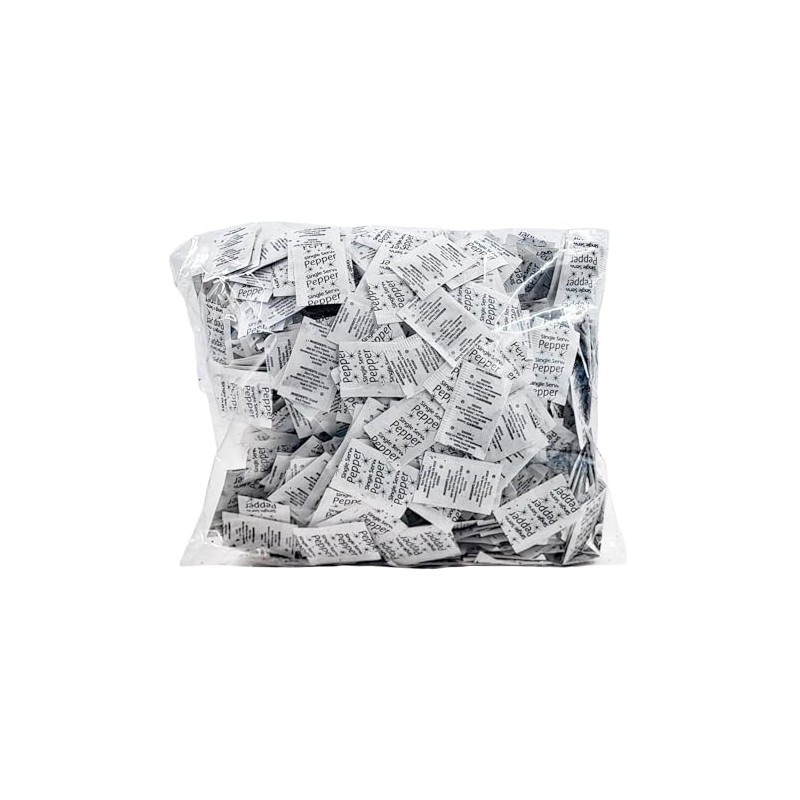 1,000 packets of gourmet ground black pepper 0.1g. each-The brand