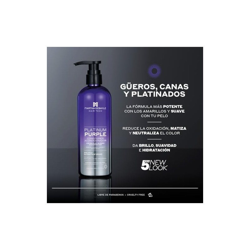 MARTHA DEBAYLE ACONDICIONADOR PLATINUM PURPLE 450ml