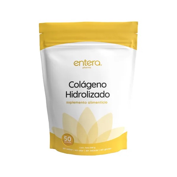 Colágeno Hidrolizado Entera Pharma 500g Colageno En Polvo Sin sabor