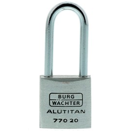 Burg-Wächter Duo 770 20 26 南京錠 4キーセット 厚さ3.5mm SB